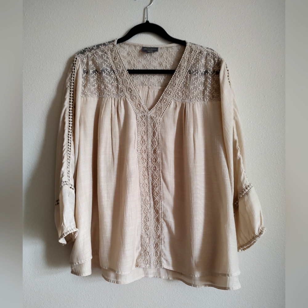 STYLE & CO Sz XL Bohemian Blouse